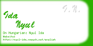 ida nyul business card